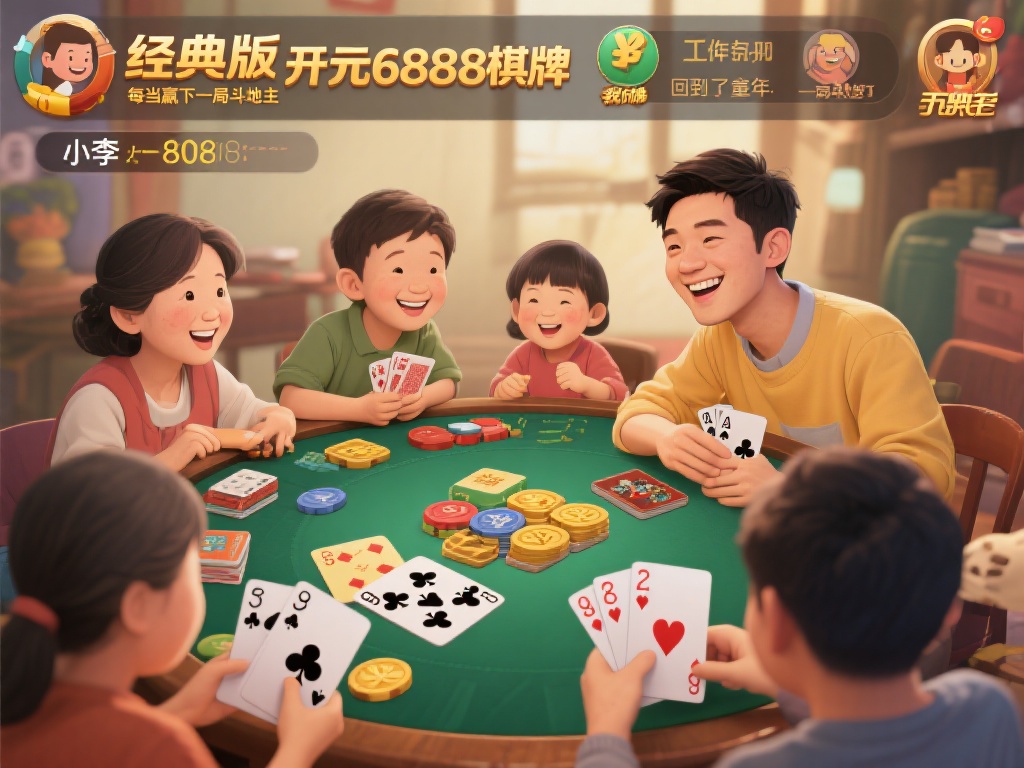 小李是一位80后，他回忆起小时候和家人围坐在一起打