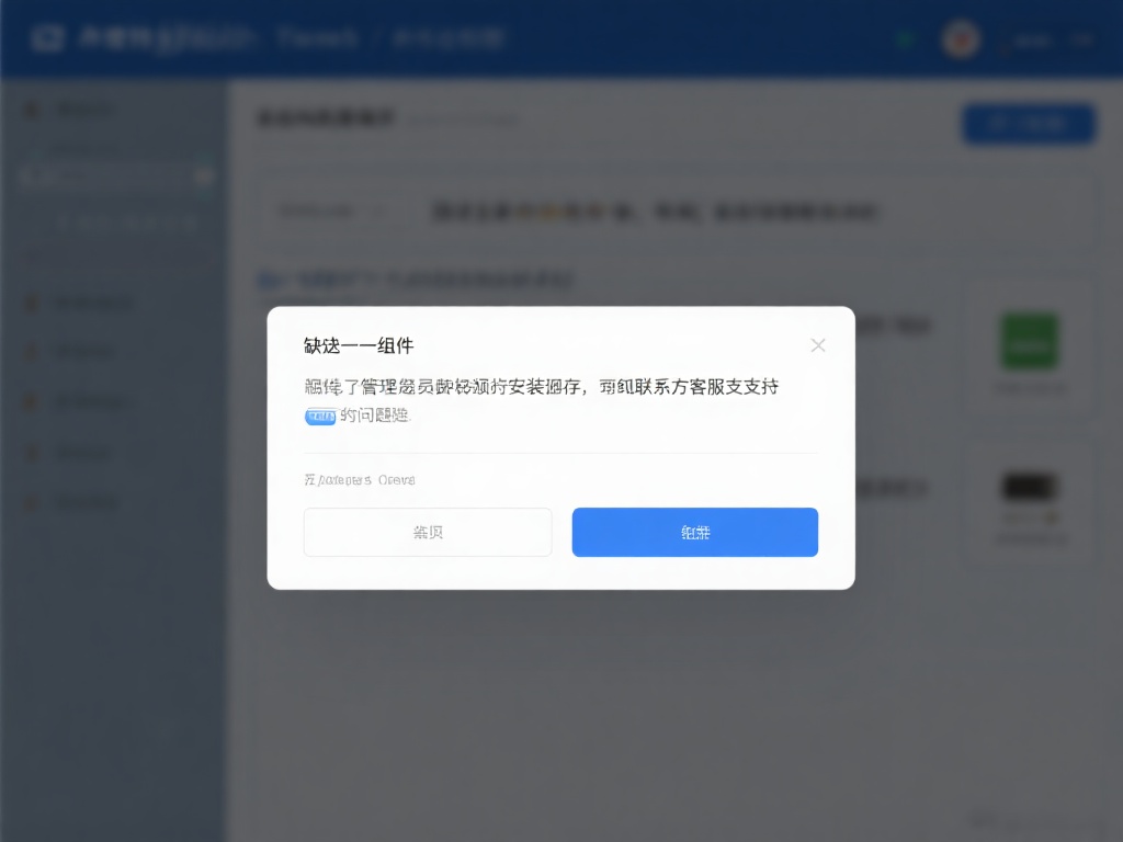 如果在安装过程中遇到问题，比如提示缺少某些组件，可